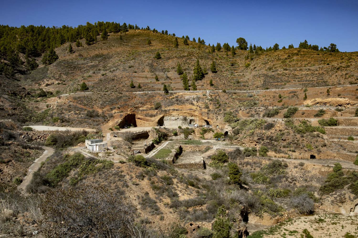single fincas, cave houses and terraced landscapes