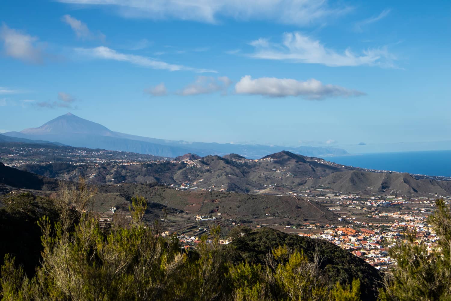 Teide view over Tegueste