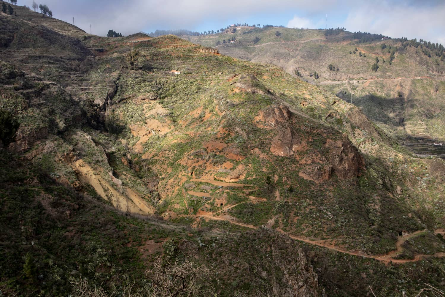 View into the Barranco de la Mina