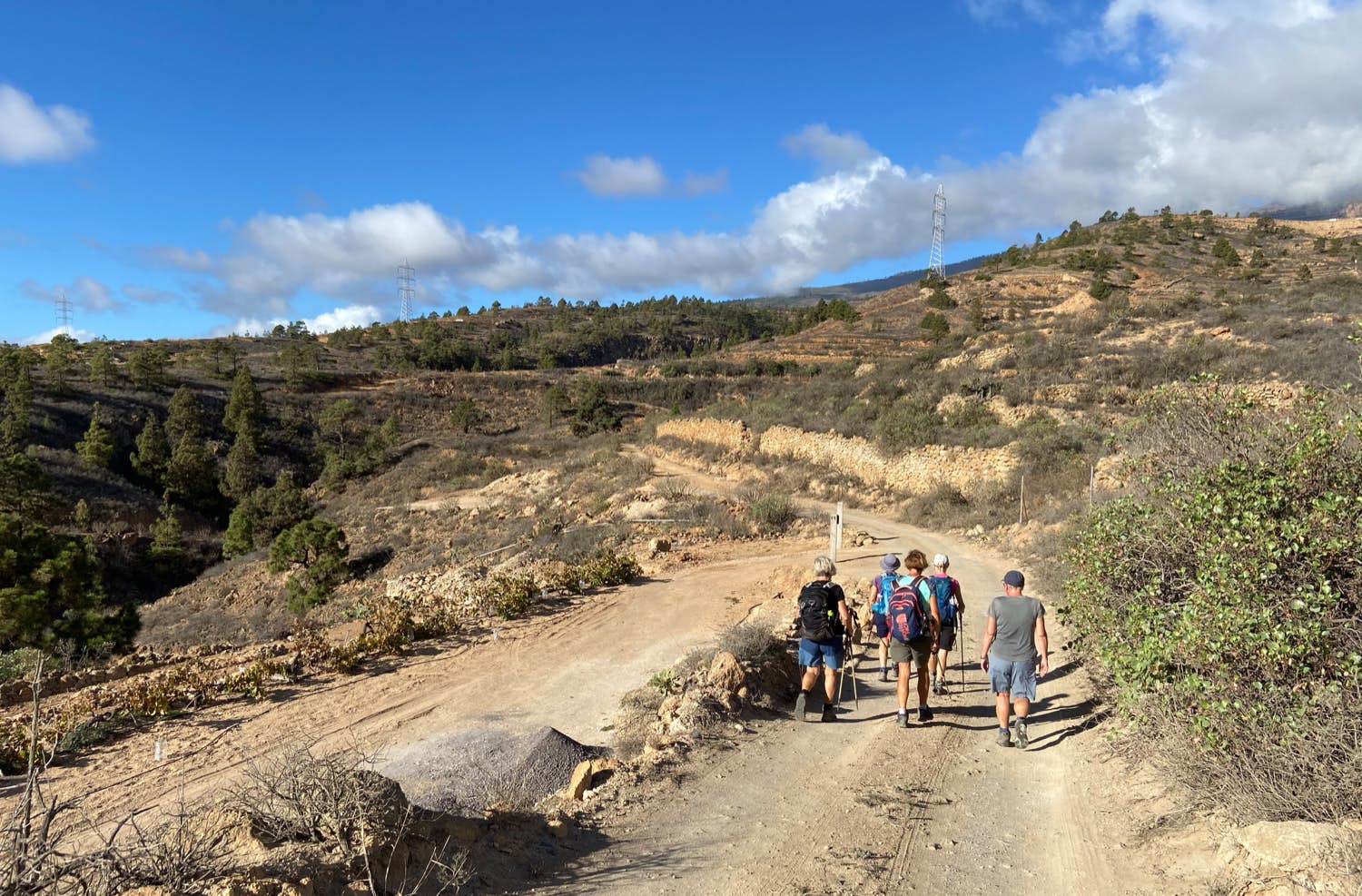 Hiking trail behind La Sabinita