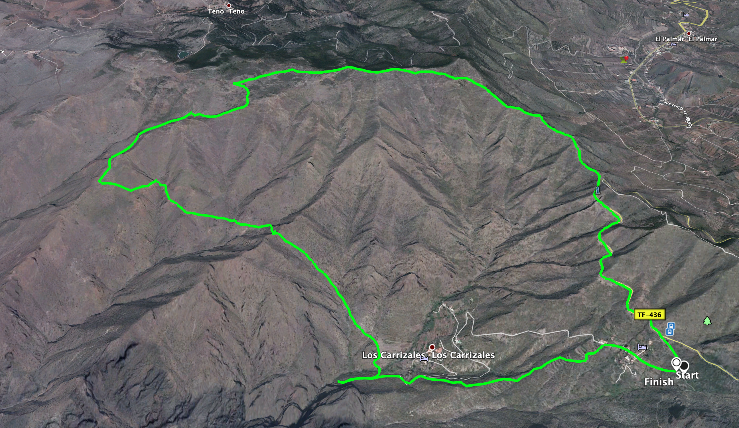 Los Carrizales Circular Hike Track