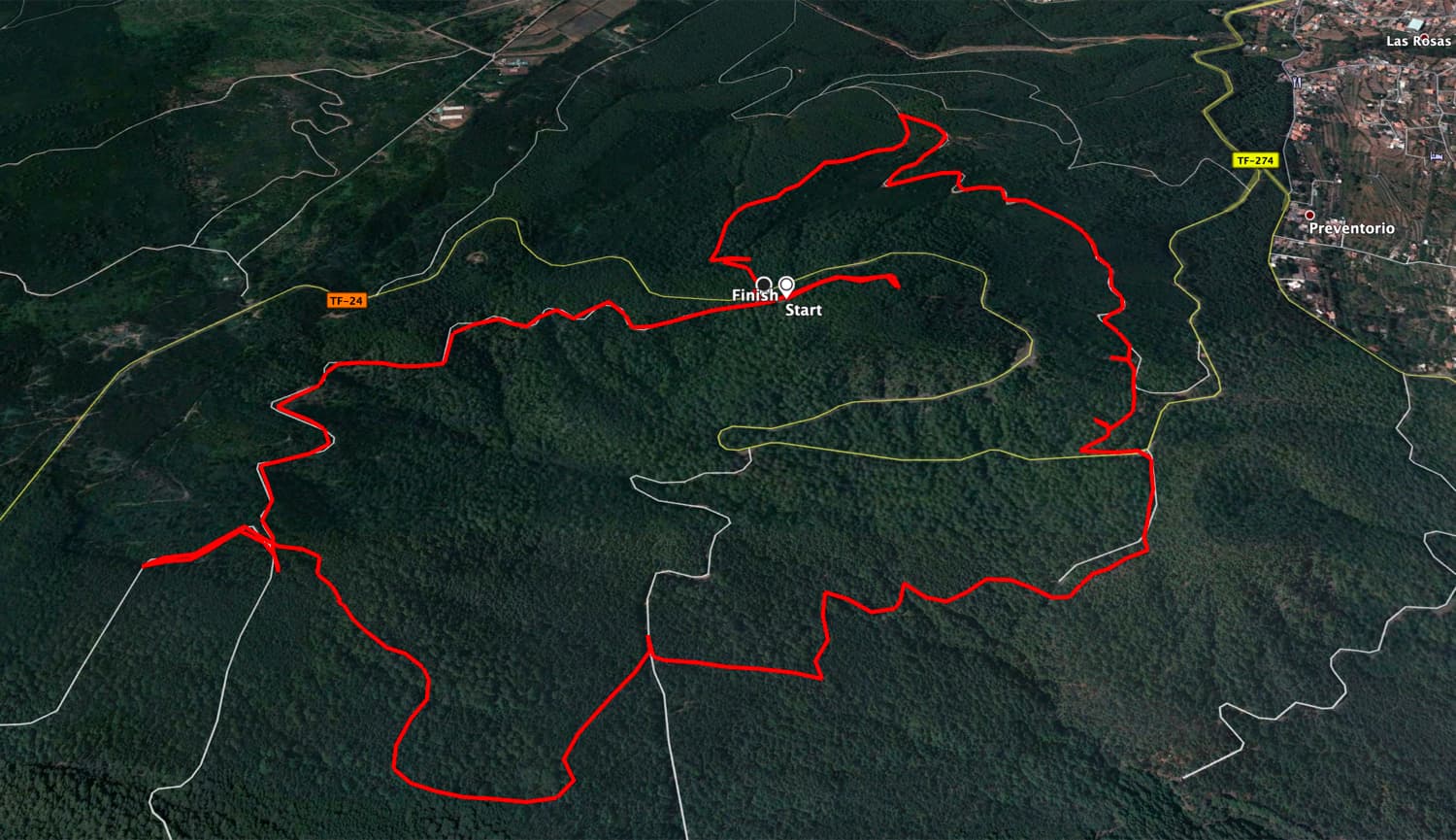 Esperanza Las Raíces Hike Track