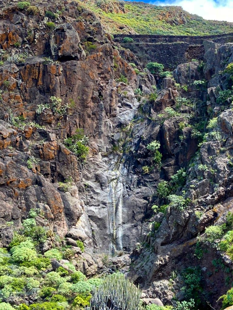 Staumauer Barranco Itóbal ohne Wasser