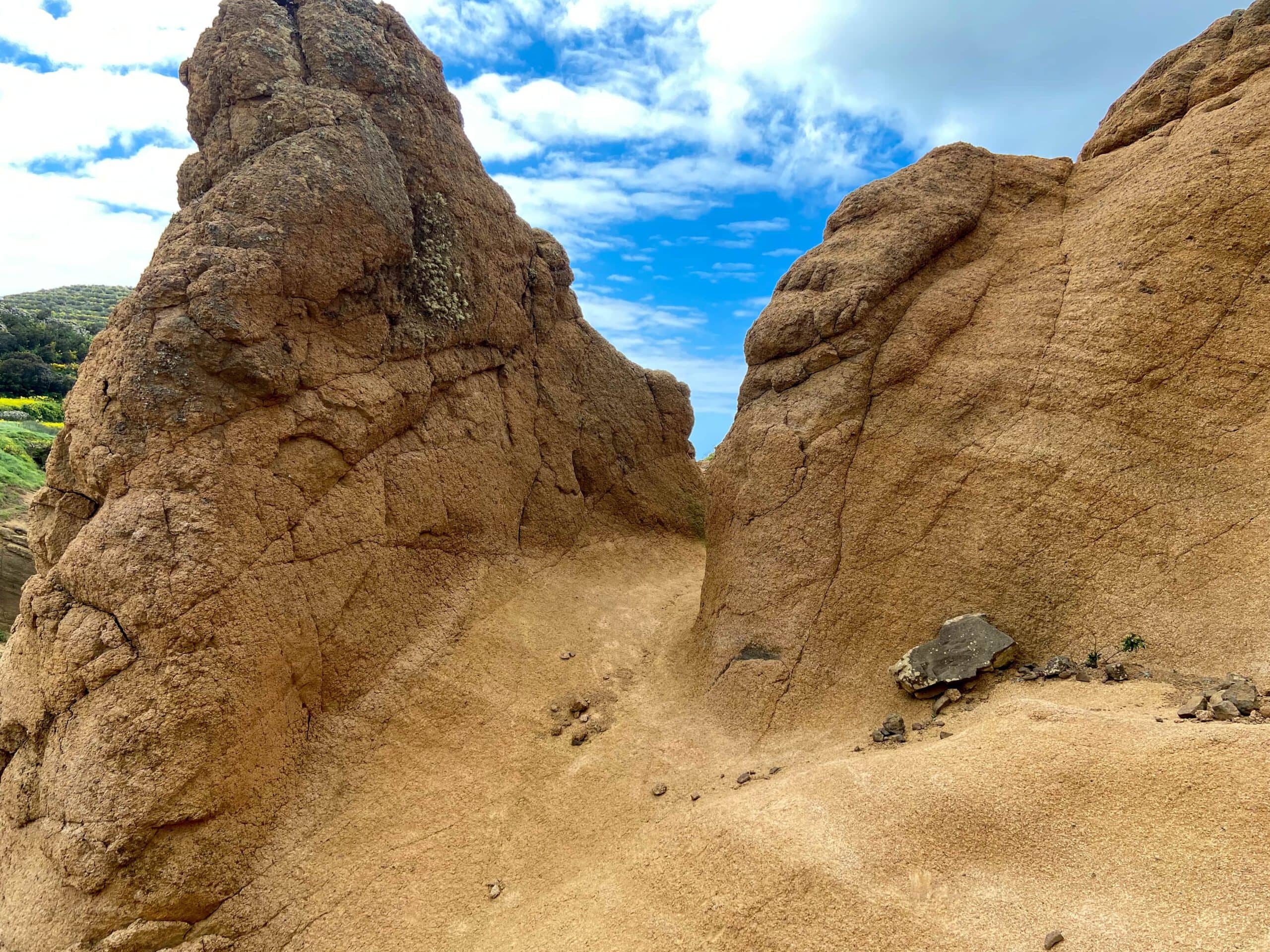 Rock formations near Teno Alto