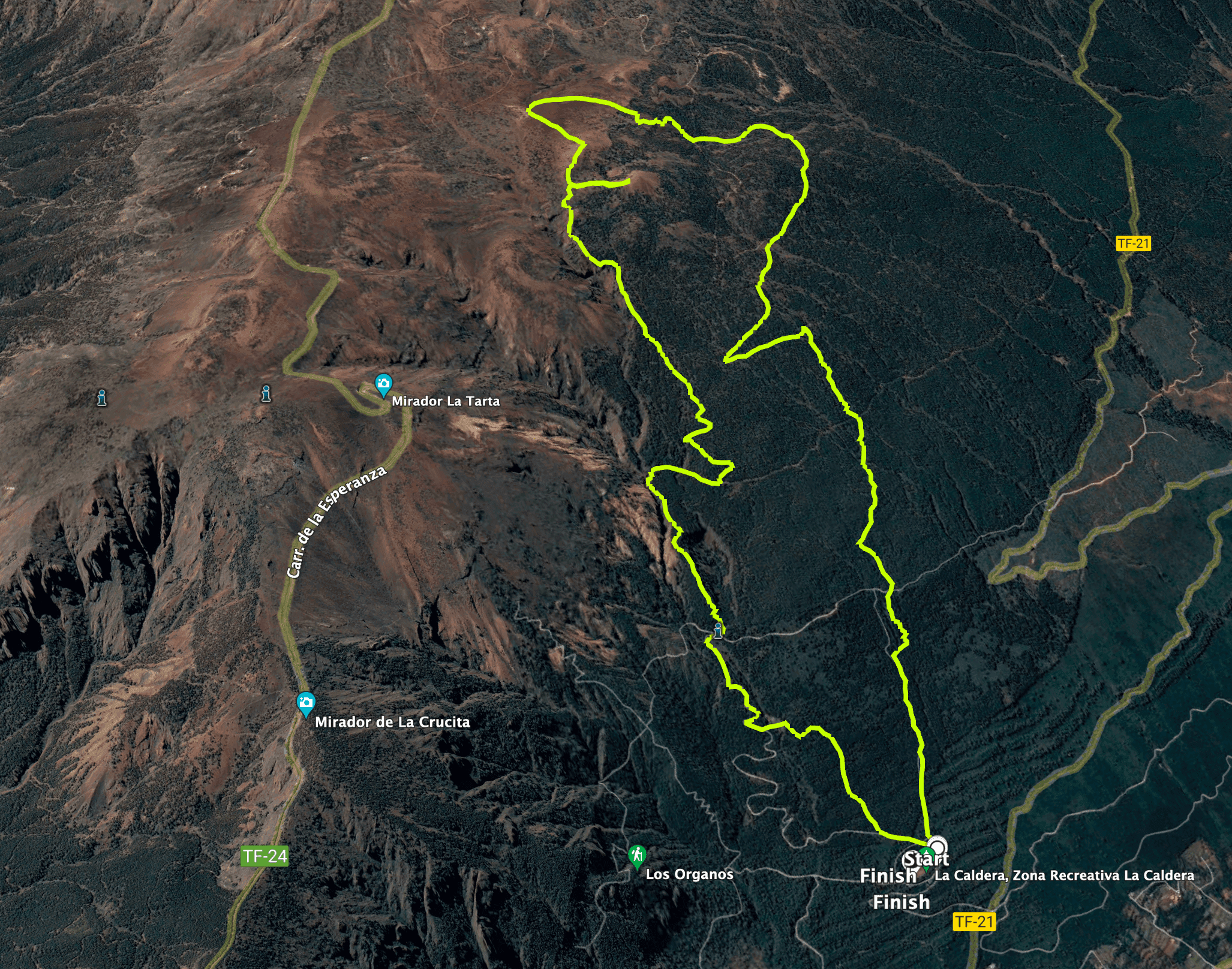 Ruta de senderismo de Montaña Limón