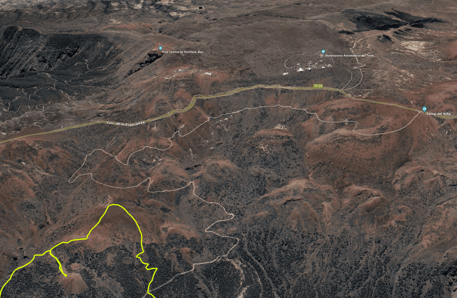 Short tour to Montaña Limón from TF-24 parking Corral de Niño