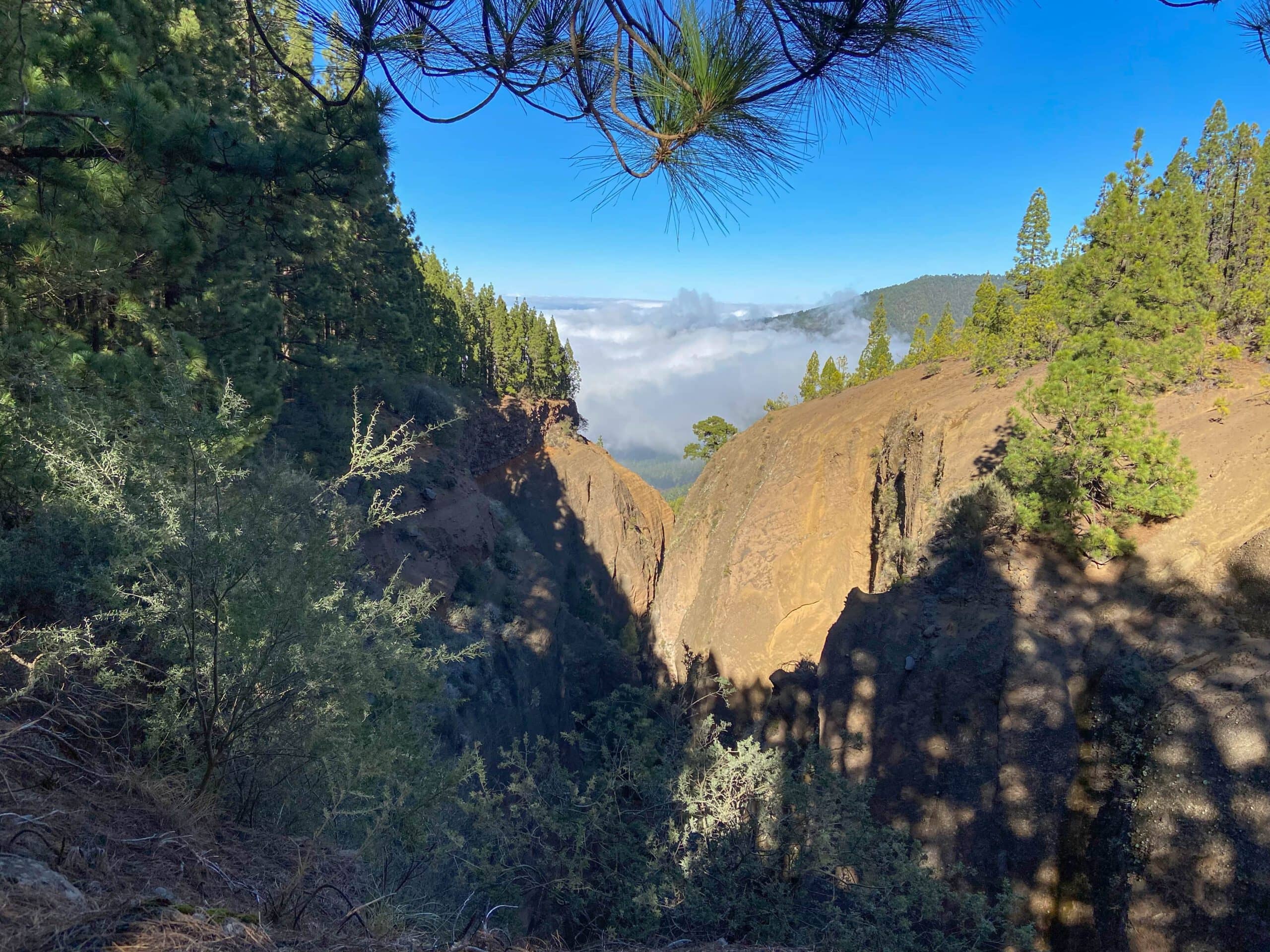 View into the Barranco Pedro de Gil ravine