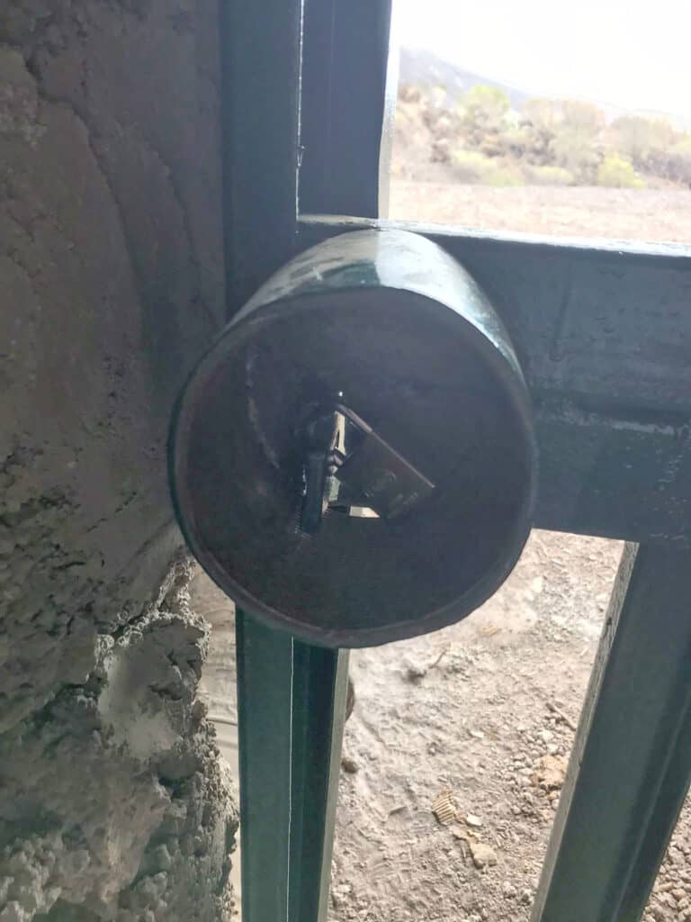 Lock on tunnel inside