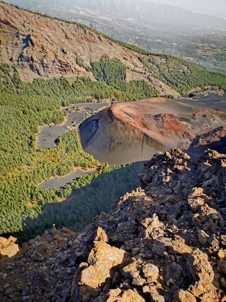 Volcán Montaña de los Arenitas desde el Pico Cho Marcial