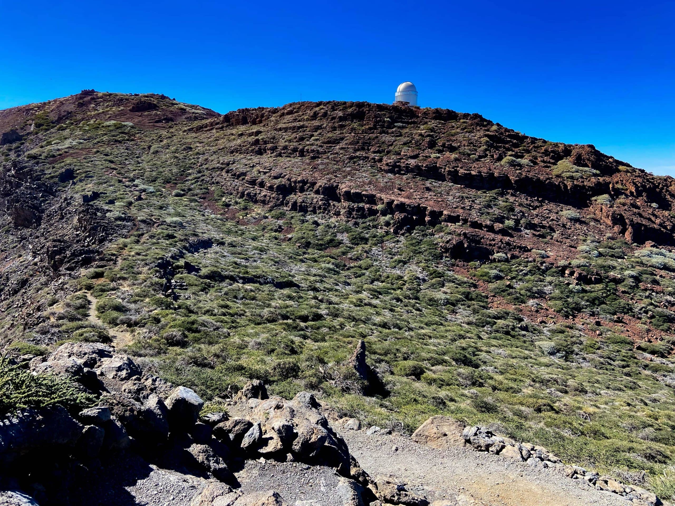 Hiking trail below the observatory