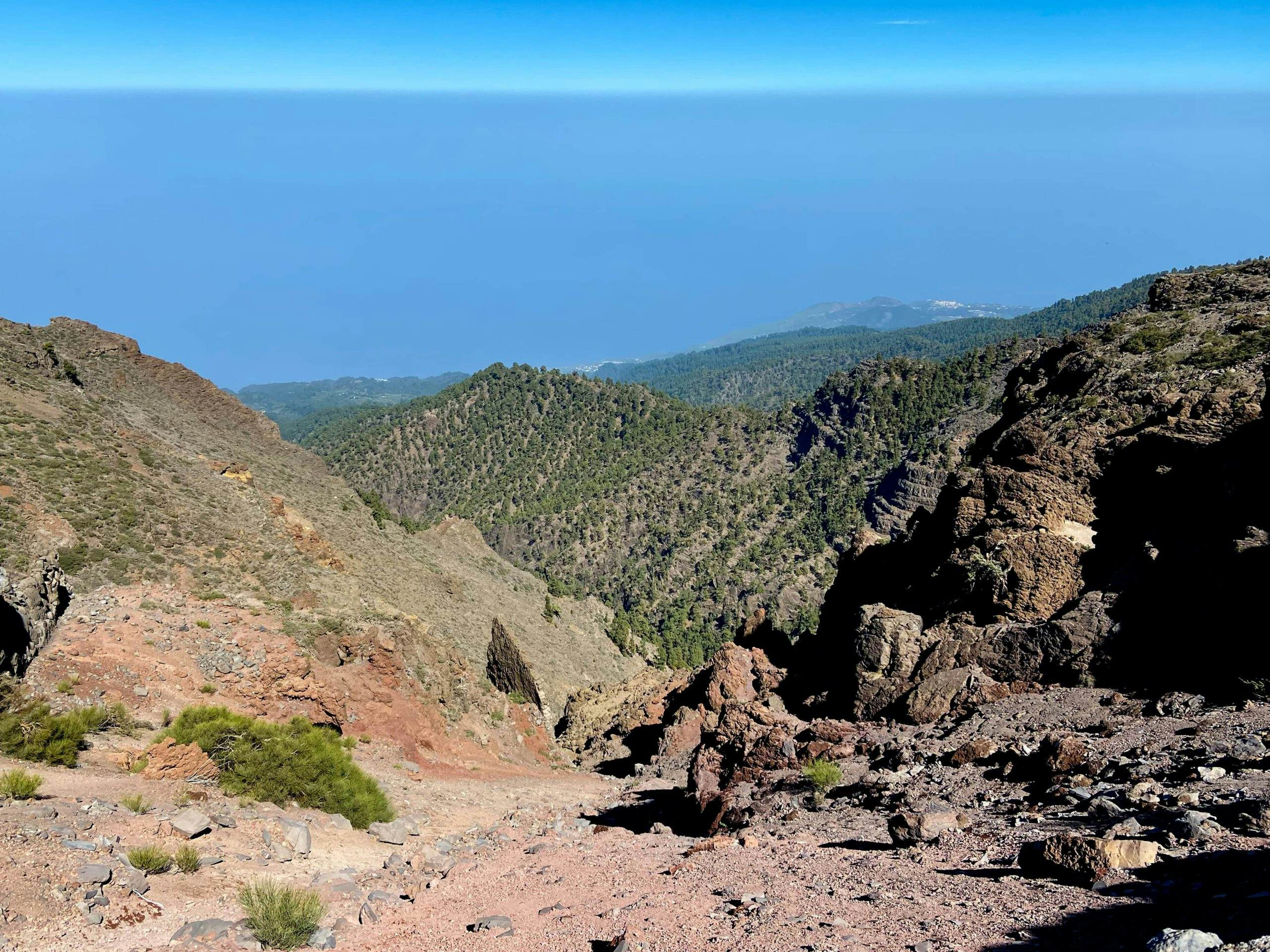 View of the east coast of La Palma