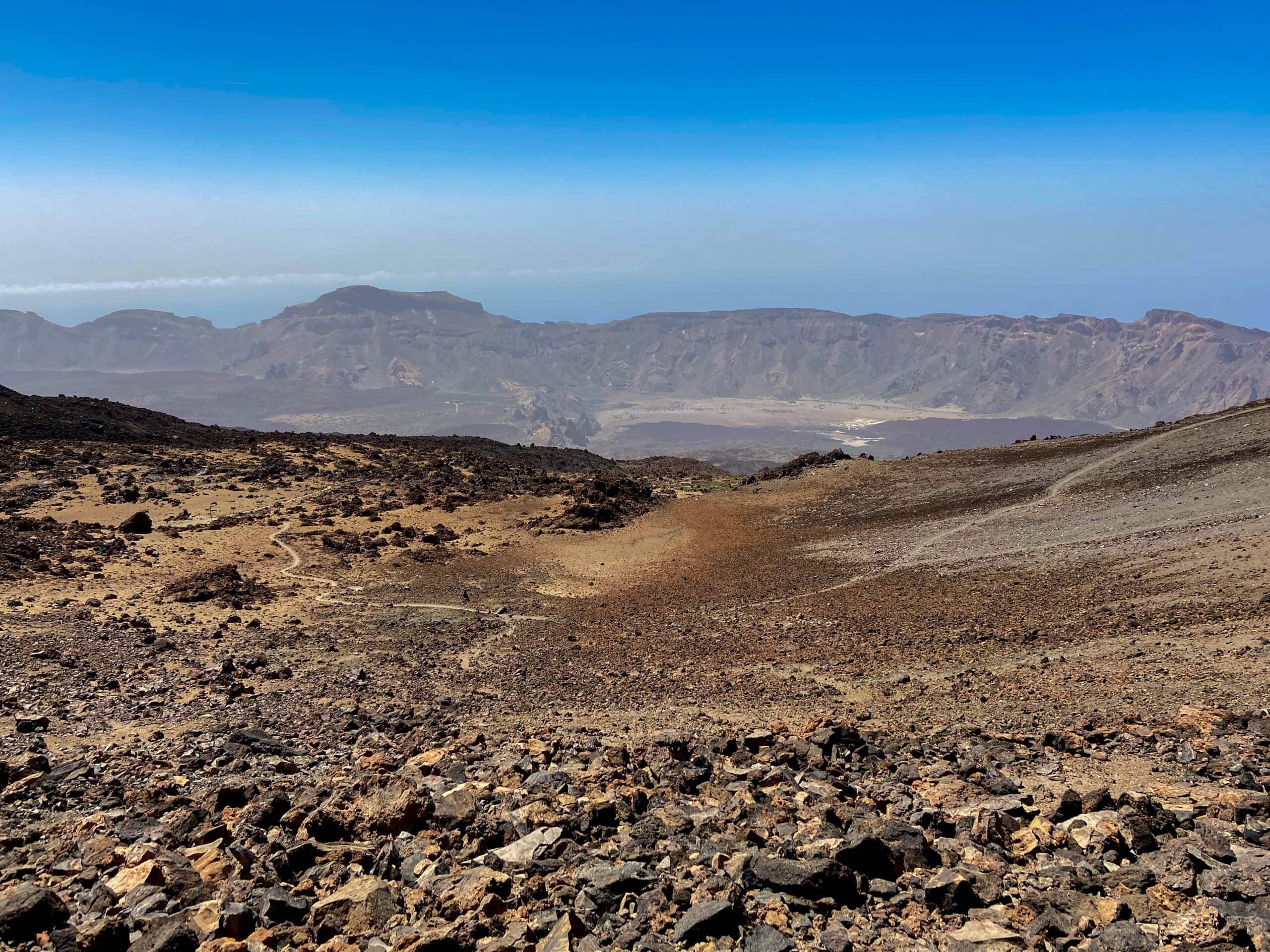 Vista de la caldera desde arriba