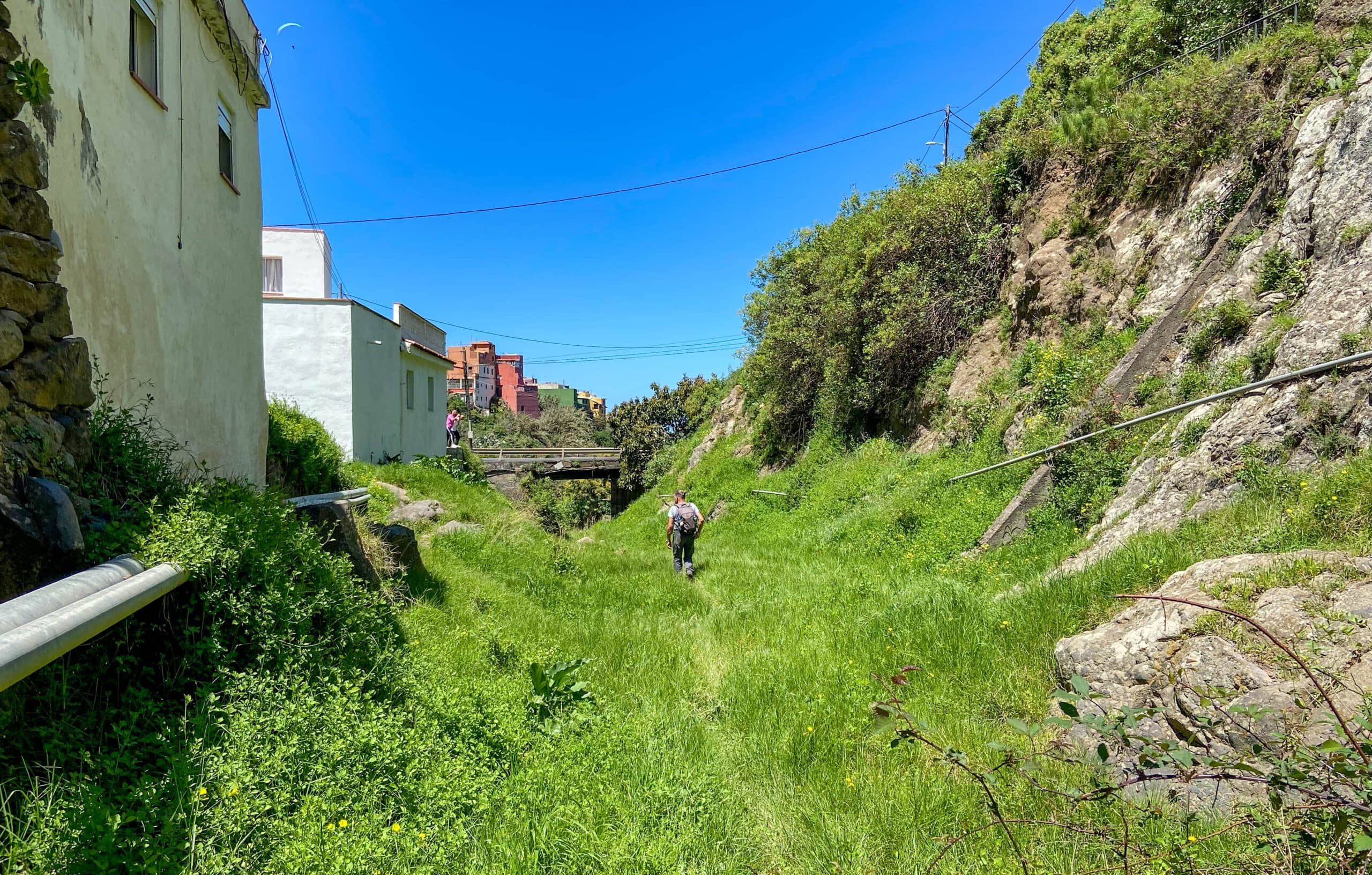 Barranco crossing near Los Realejos