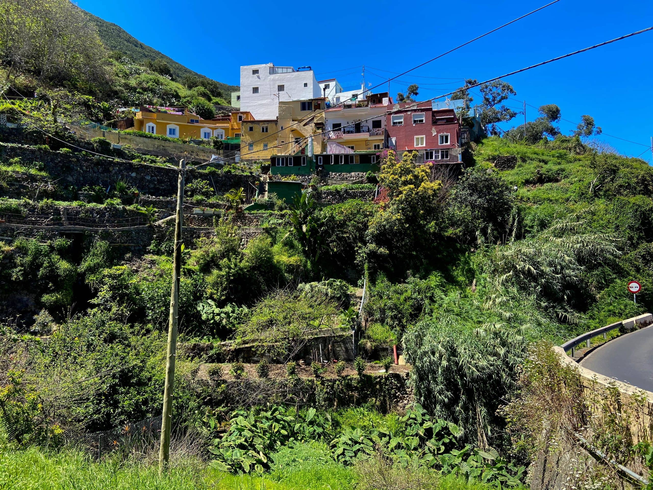 Hiking trail near Los Realejos