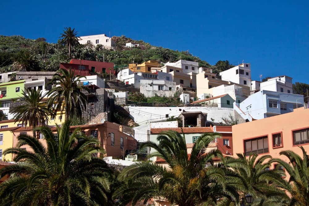 El pequeño pueblo de Vallehermoso