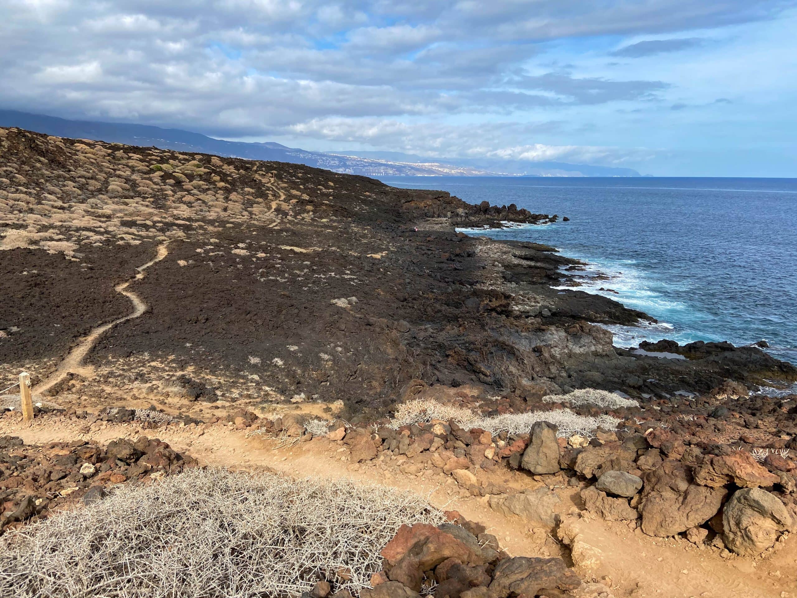 Coastal hiking trail