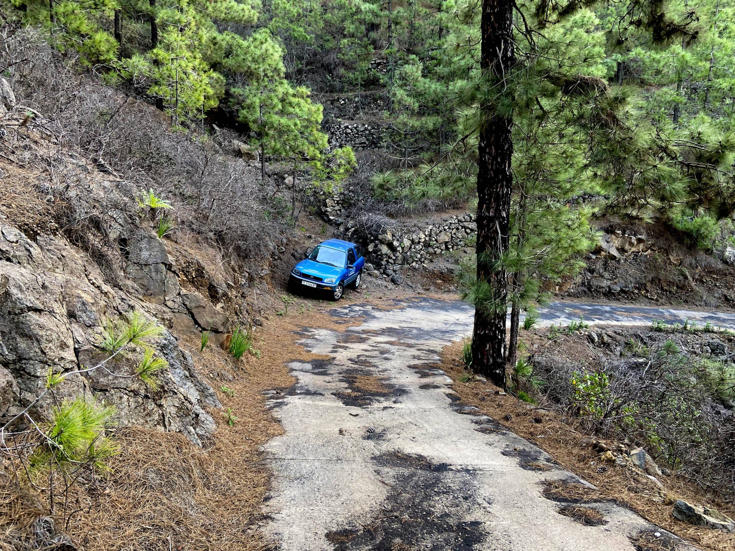 Punto de partida de la pista