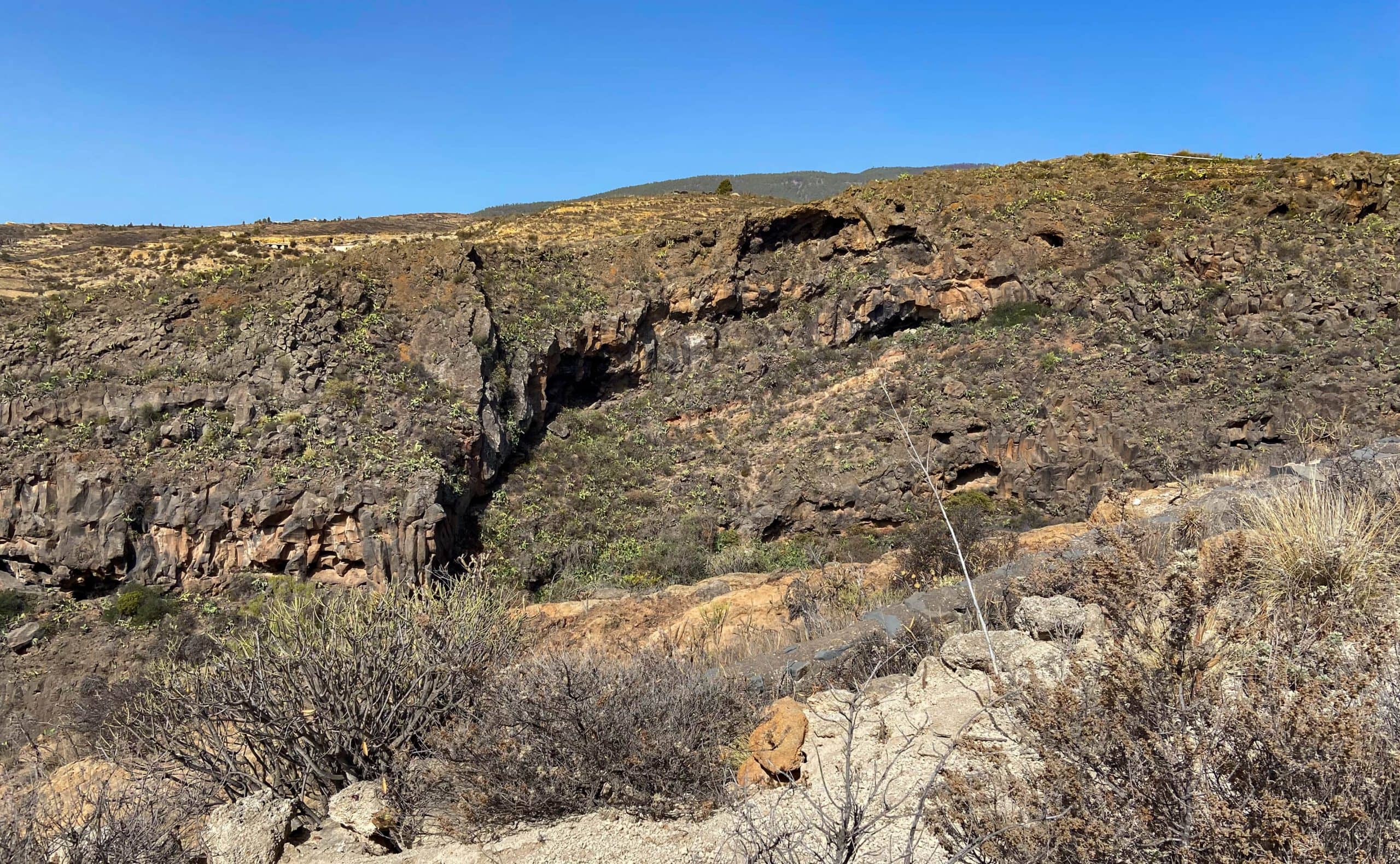 Caminos a lo largo del Barranco