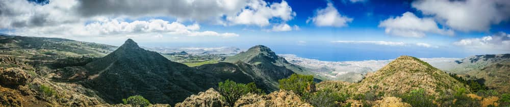 Panorama sobre Adeje