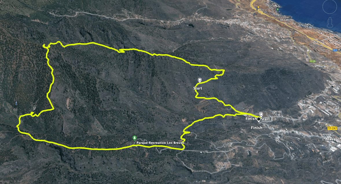 Track of the Pico Igonse circular