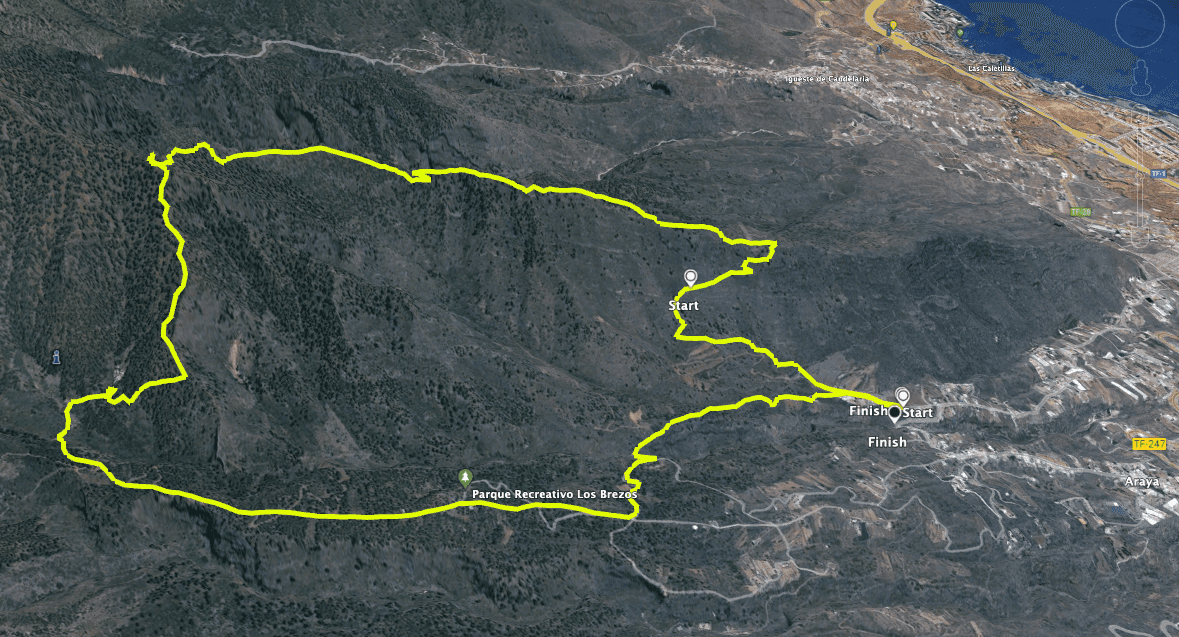 Track of the Pico Igonse circular