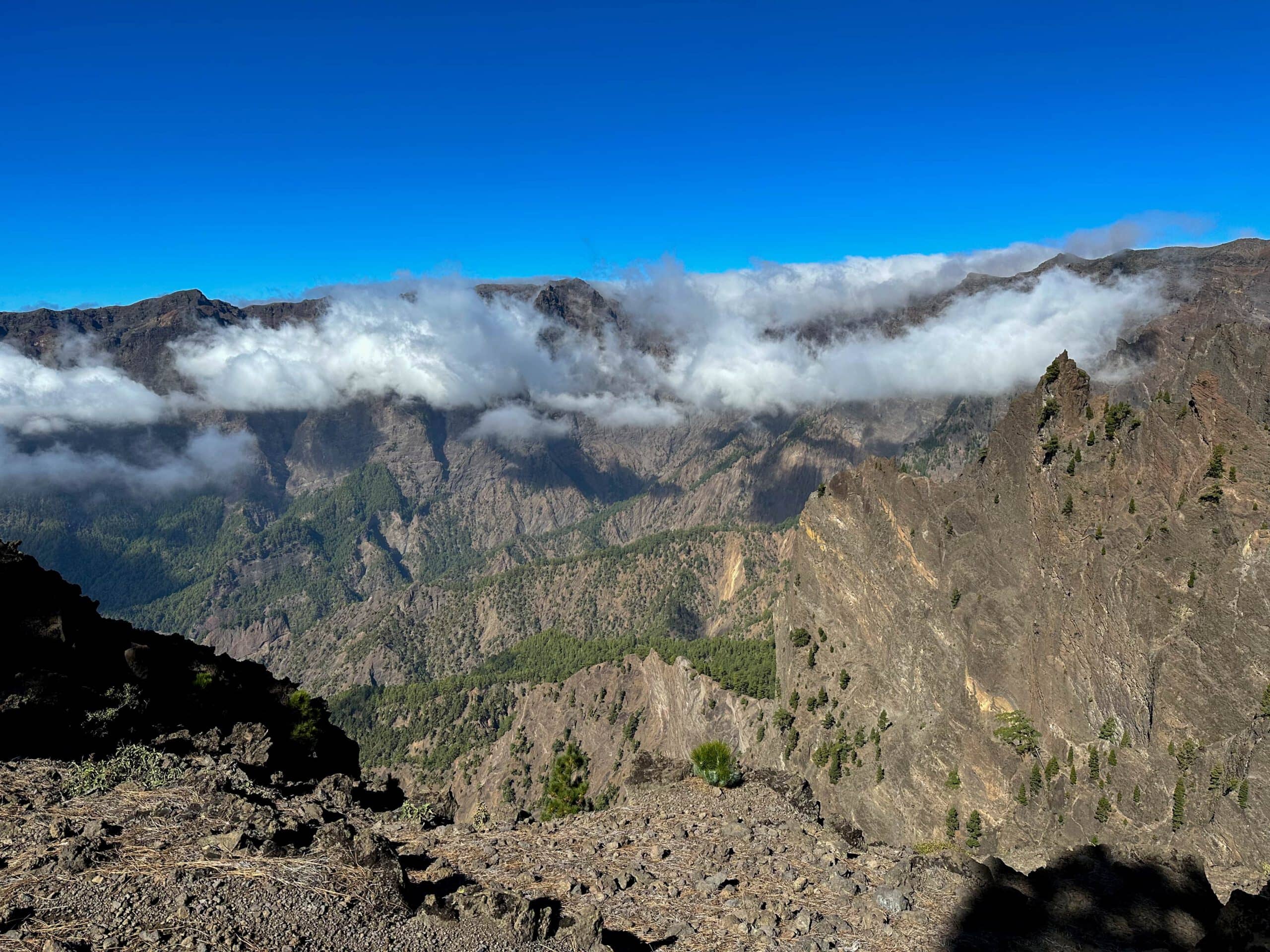 View into the Caldera de Taburiente