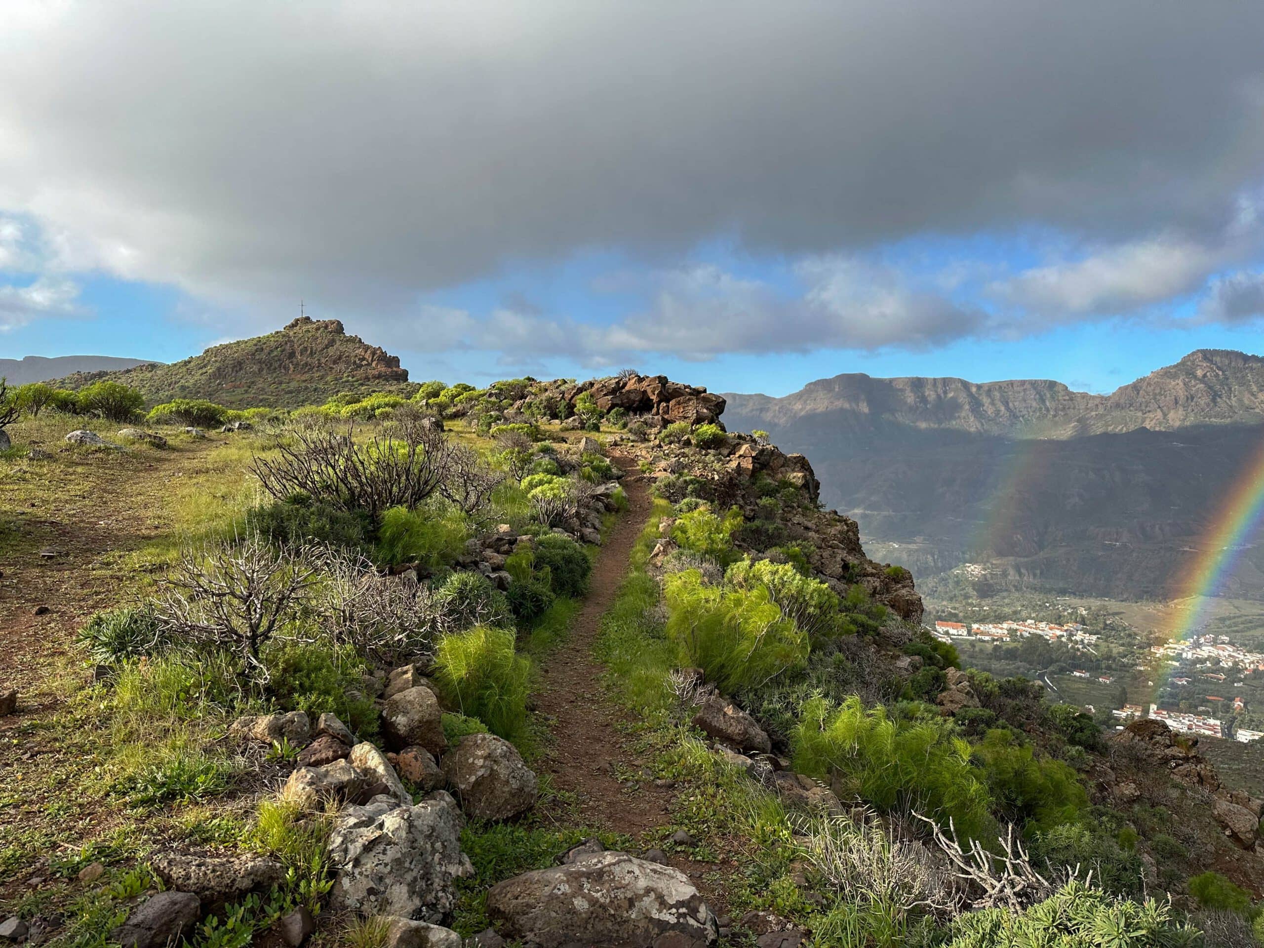 Branch off from the S-40 trail to Cruz del Siglo