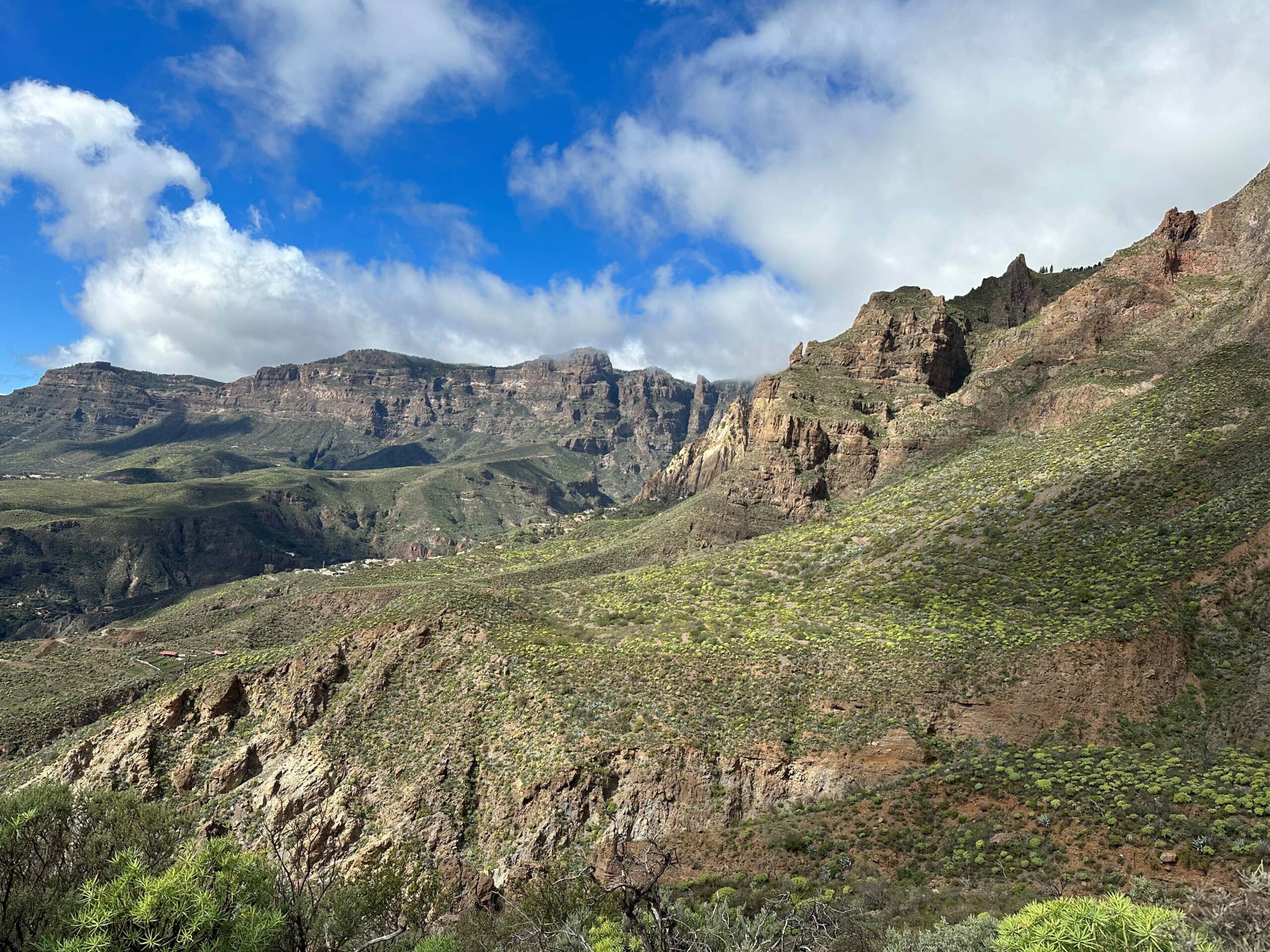 View of the Cumbre from the hiking trail