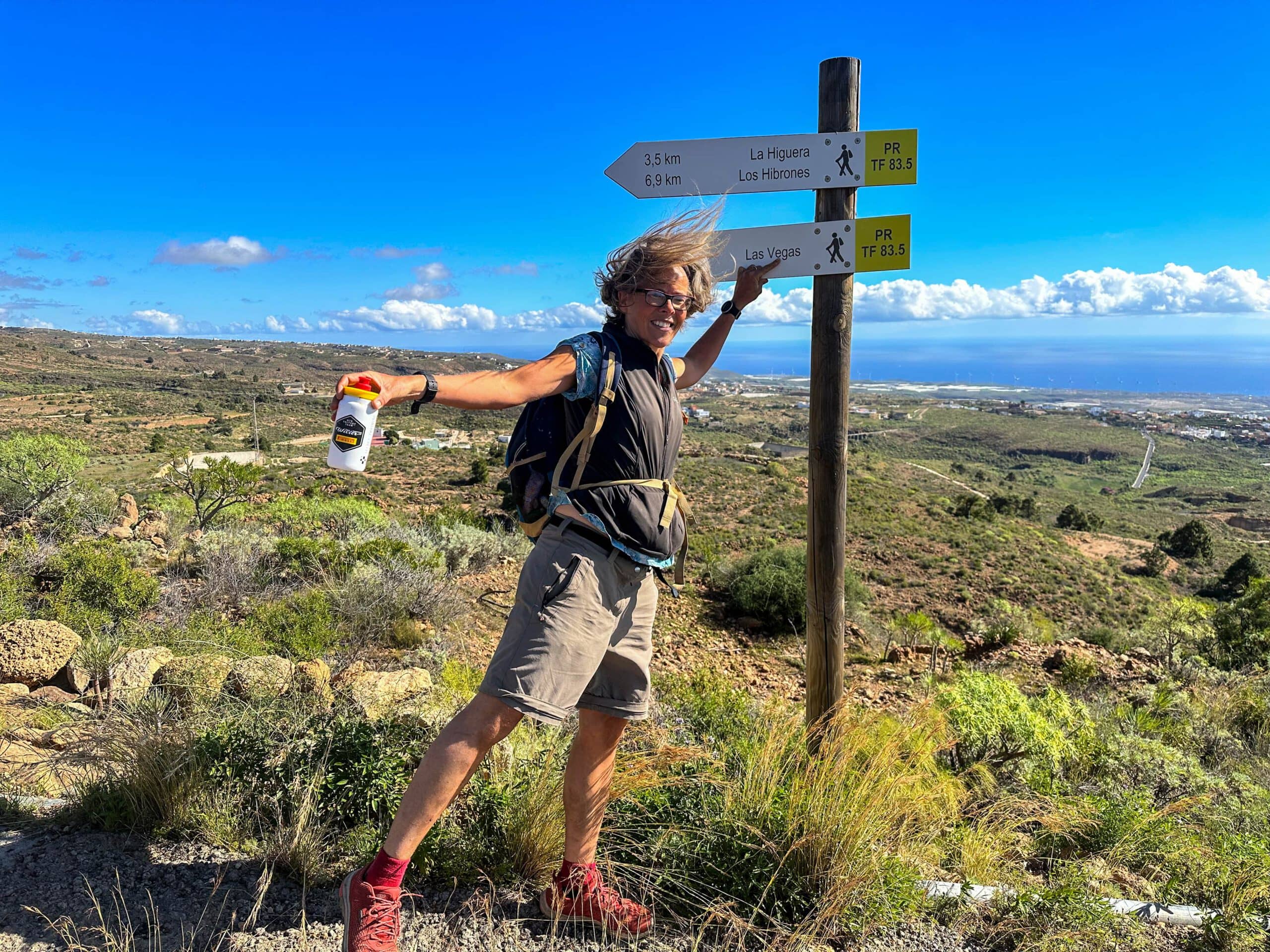 Richtung Las Vegas auf dem Camino Real del Sur - PR TF 83.5