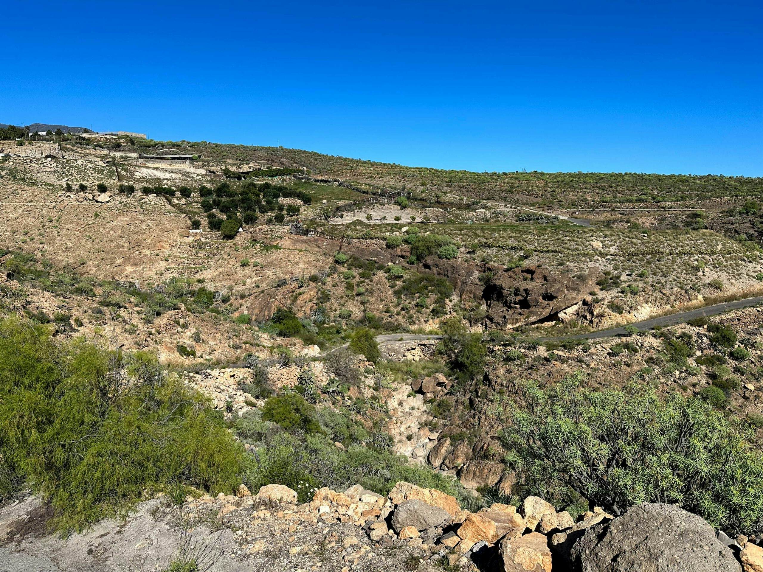 Hiking trail near Arico