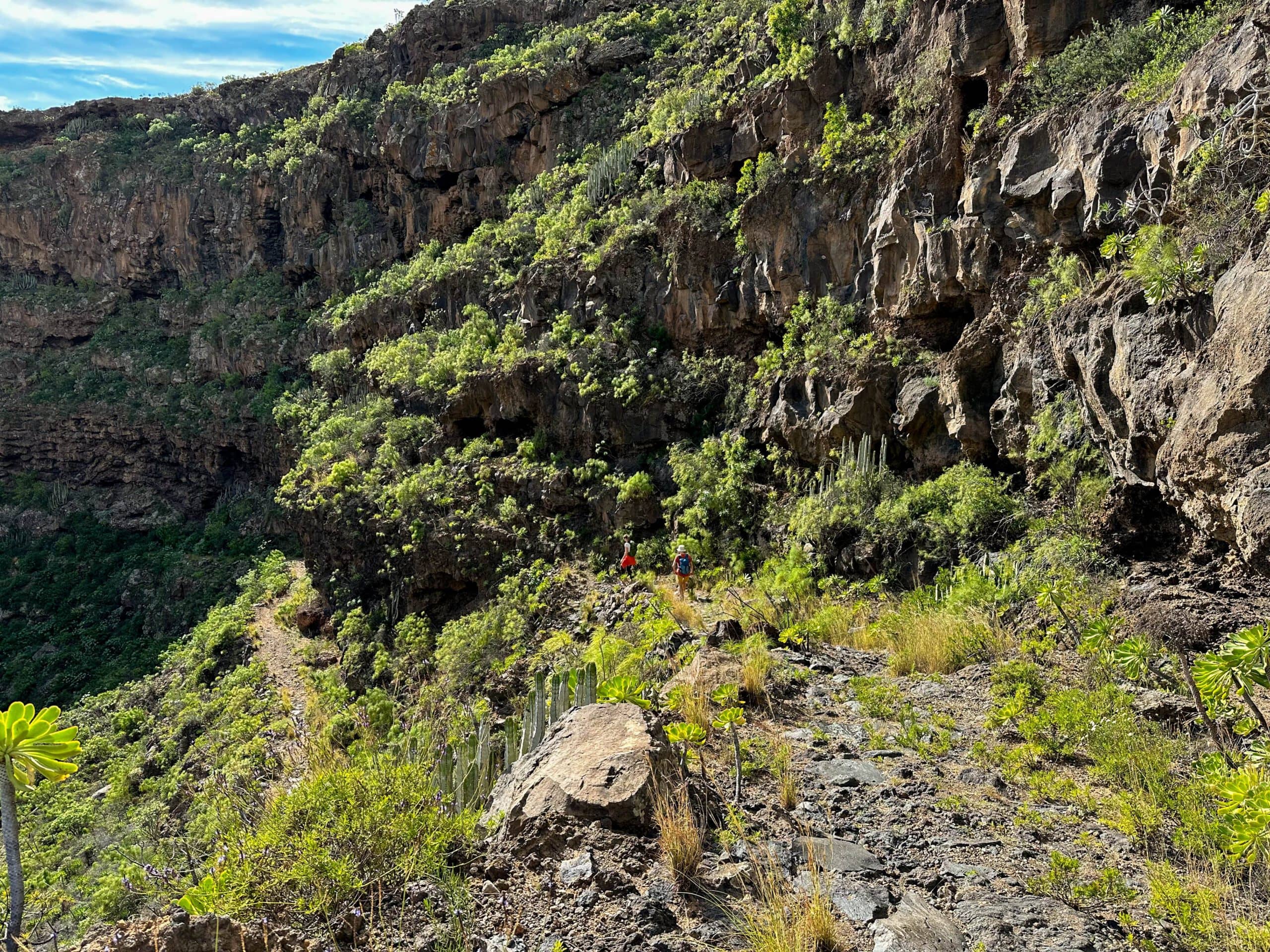 Wanderweg durch den Barranco de Herques