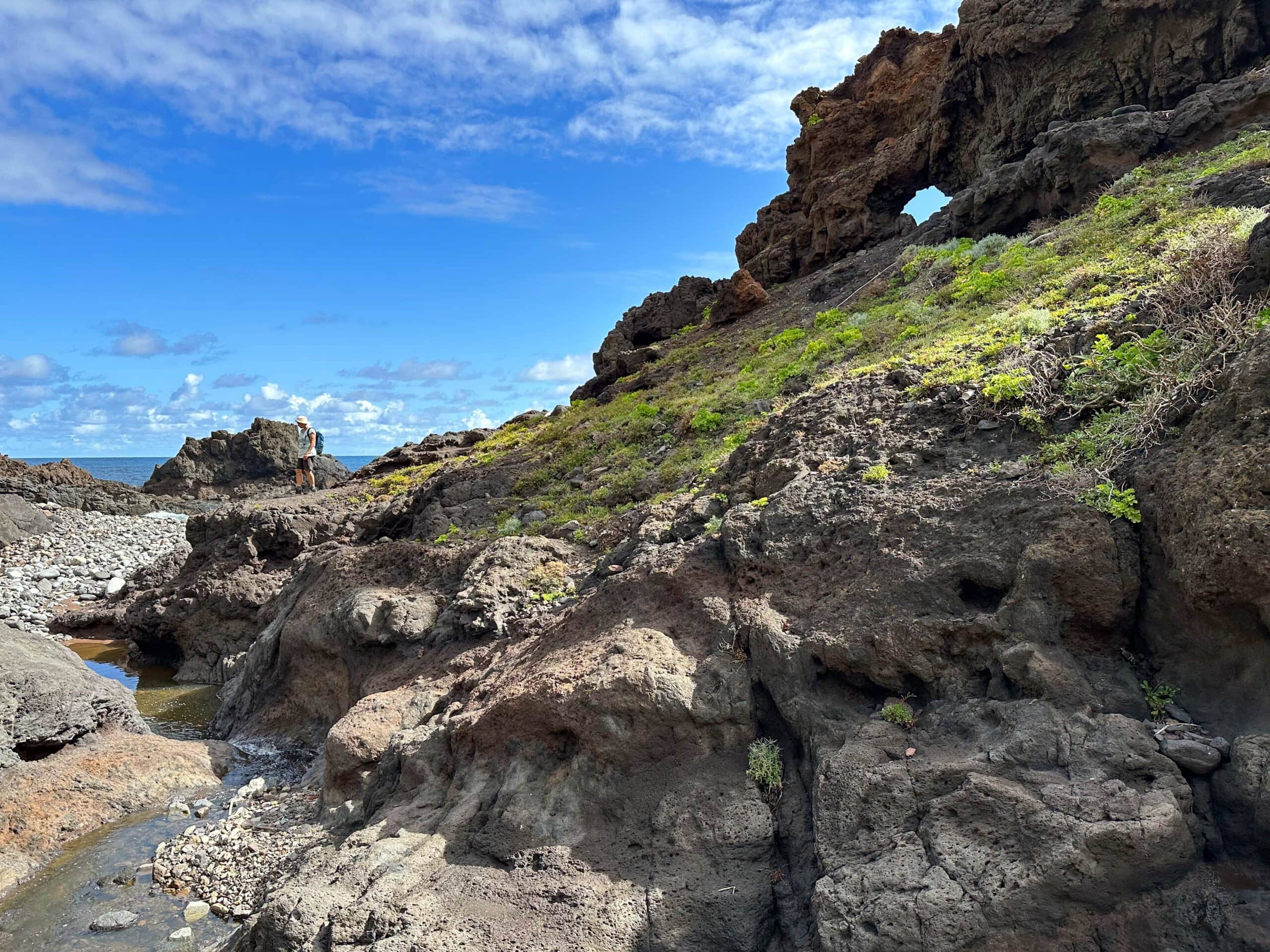 Puerta de la Roca y Playa del Barranco Anosma