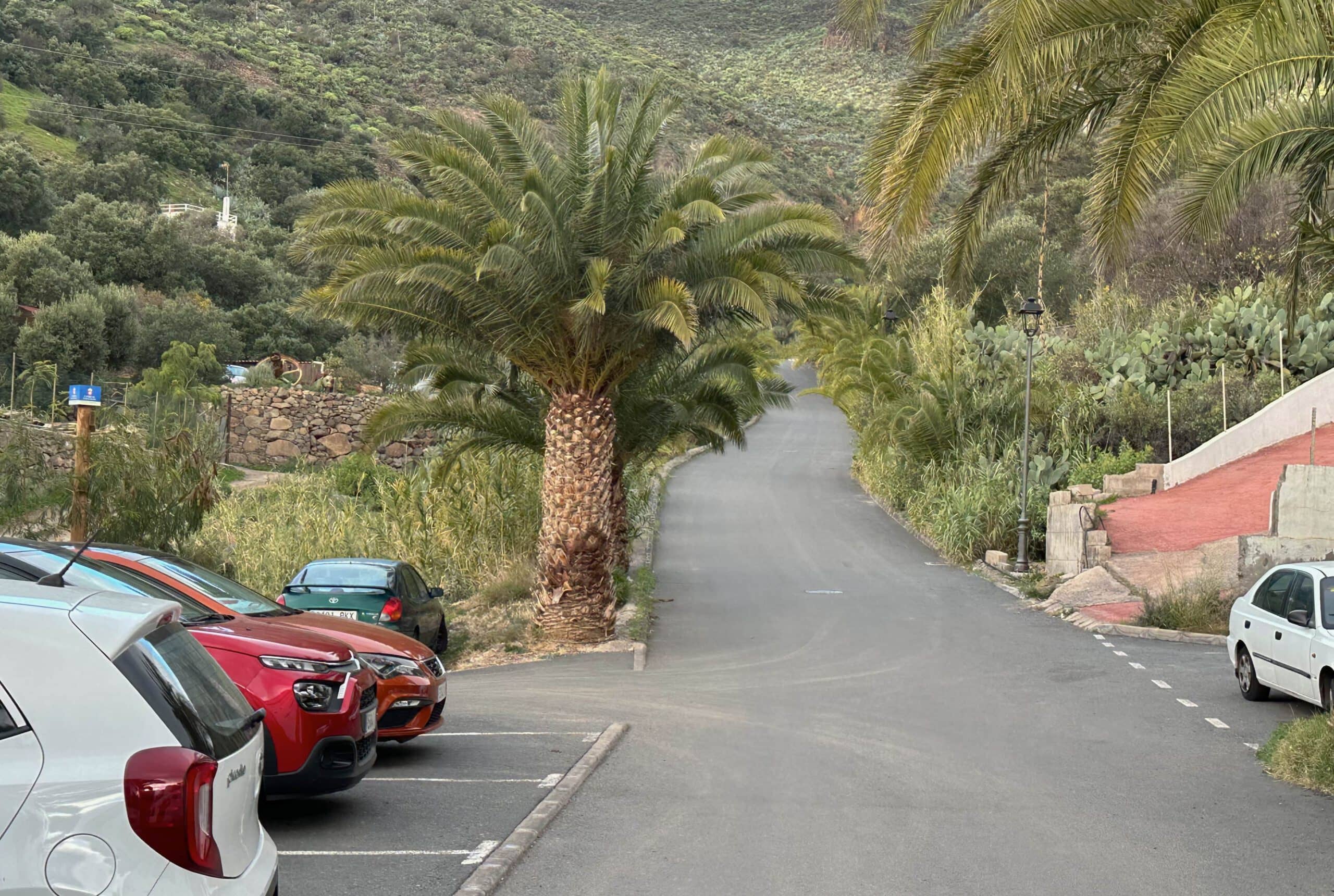 Starting point of the hike - the small village of Temisas