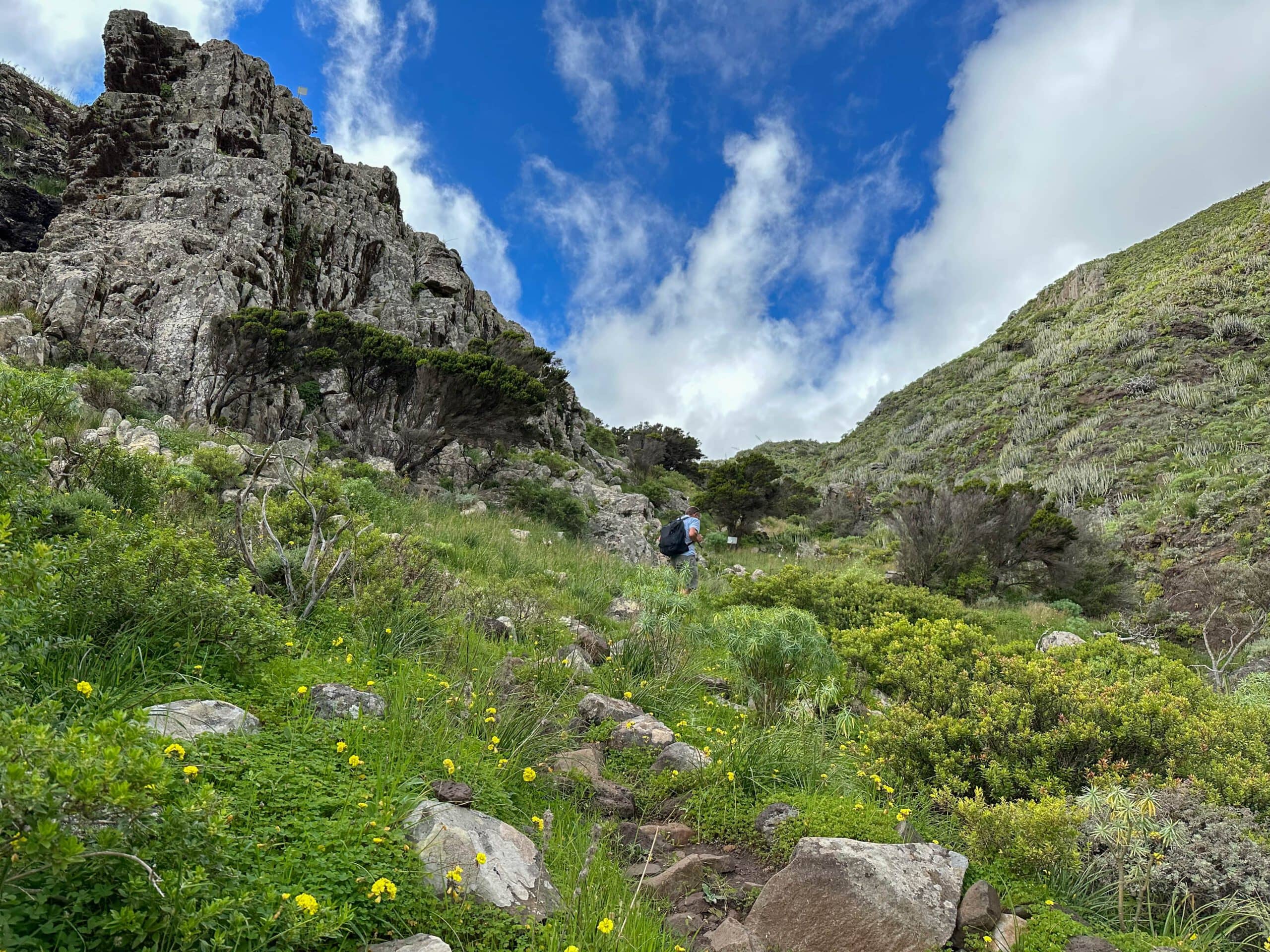 Aufstieg im Barranco Antequera