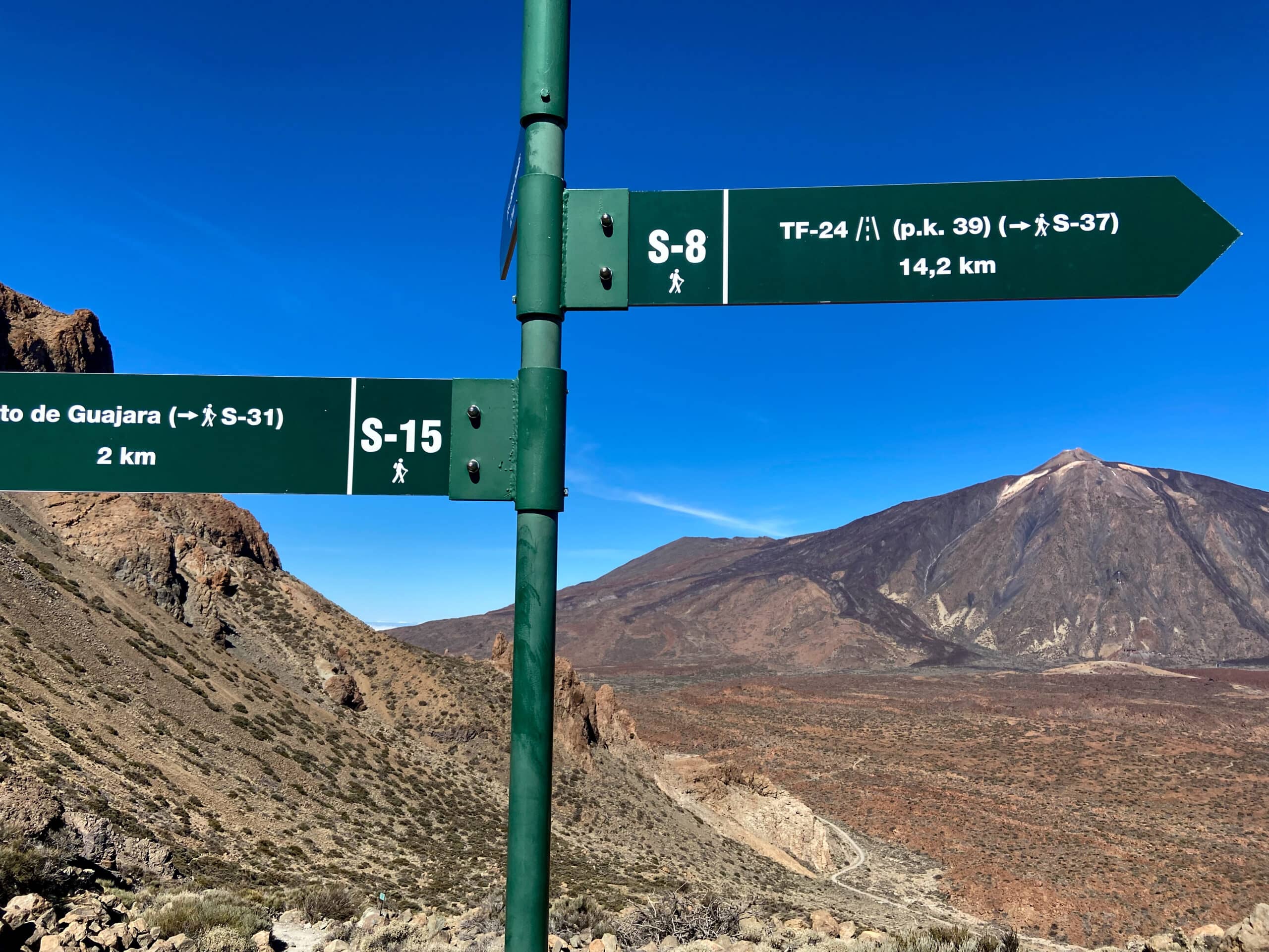 S-8 Wanderweg über die Cumbre Richtung El Portillo