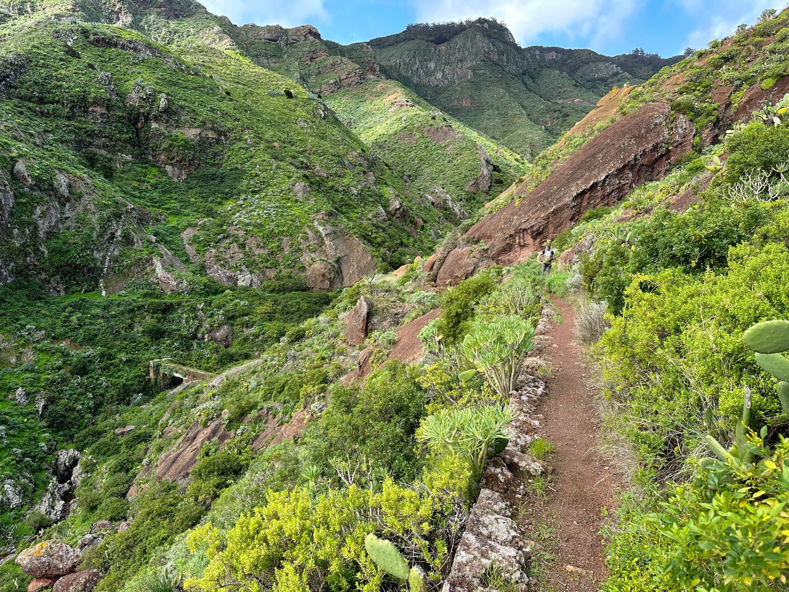 Hiker on the canal path