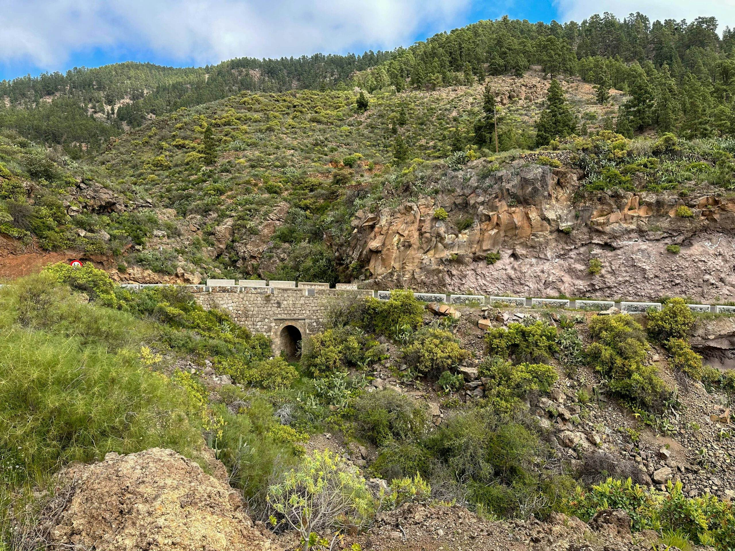 Hiking trail at TF-21 towards Montaña Colorada