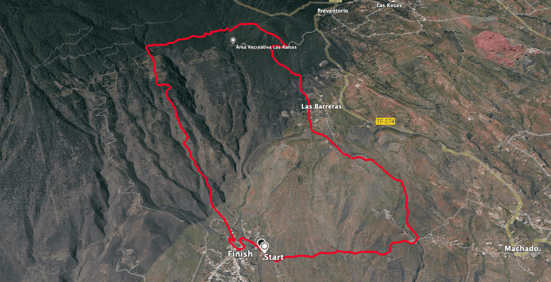 Recorrido circular por el Barranco Hondo