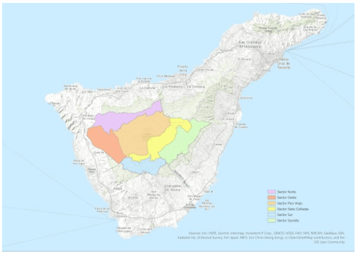 Area where the last mouflons are hunted