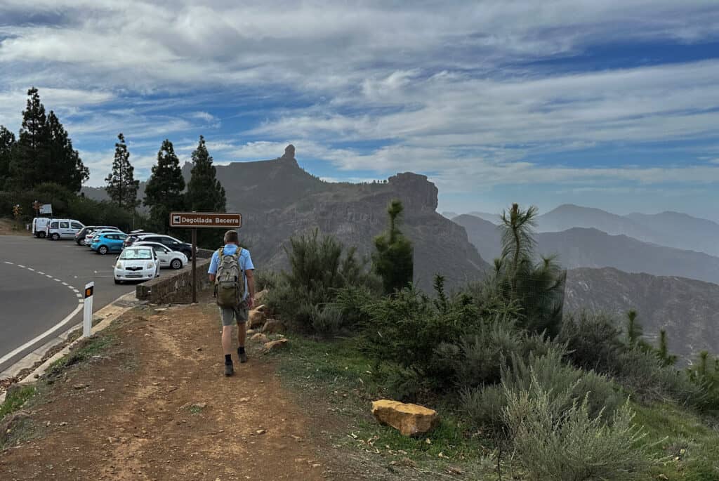 Punto de partida de la ruta - Mirador Degollada de Becerra
