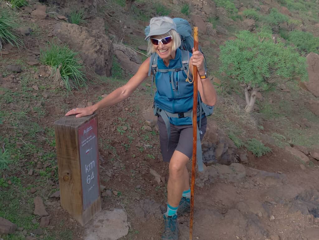 GR 132 - Kilometerstein 64 erreicht