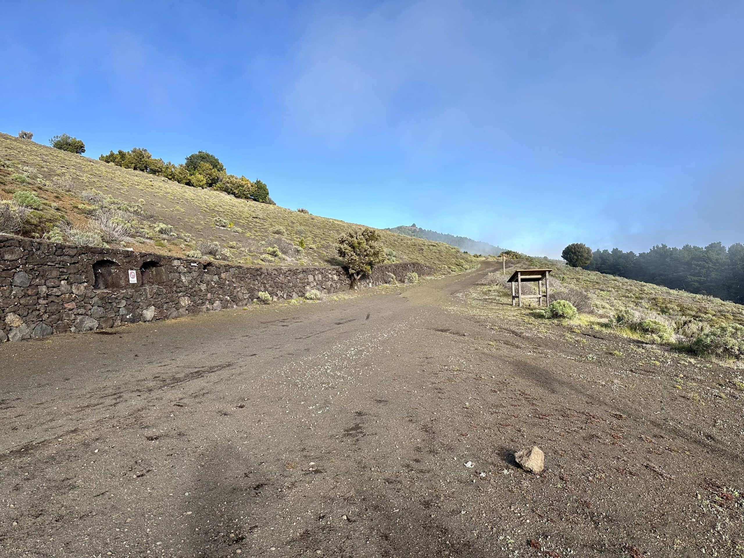 Refilling water at the GR-131 Camino de la Virgen