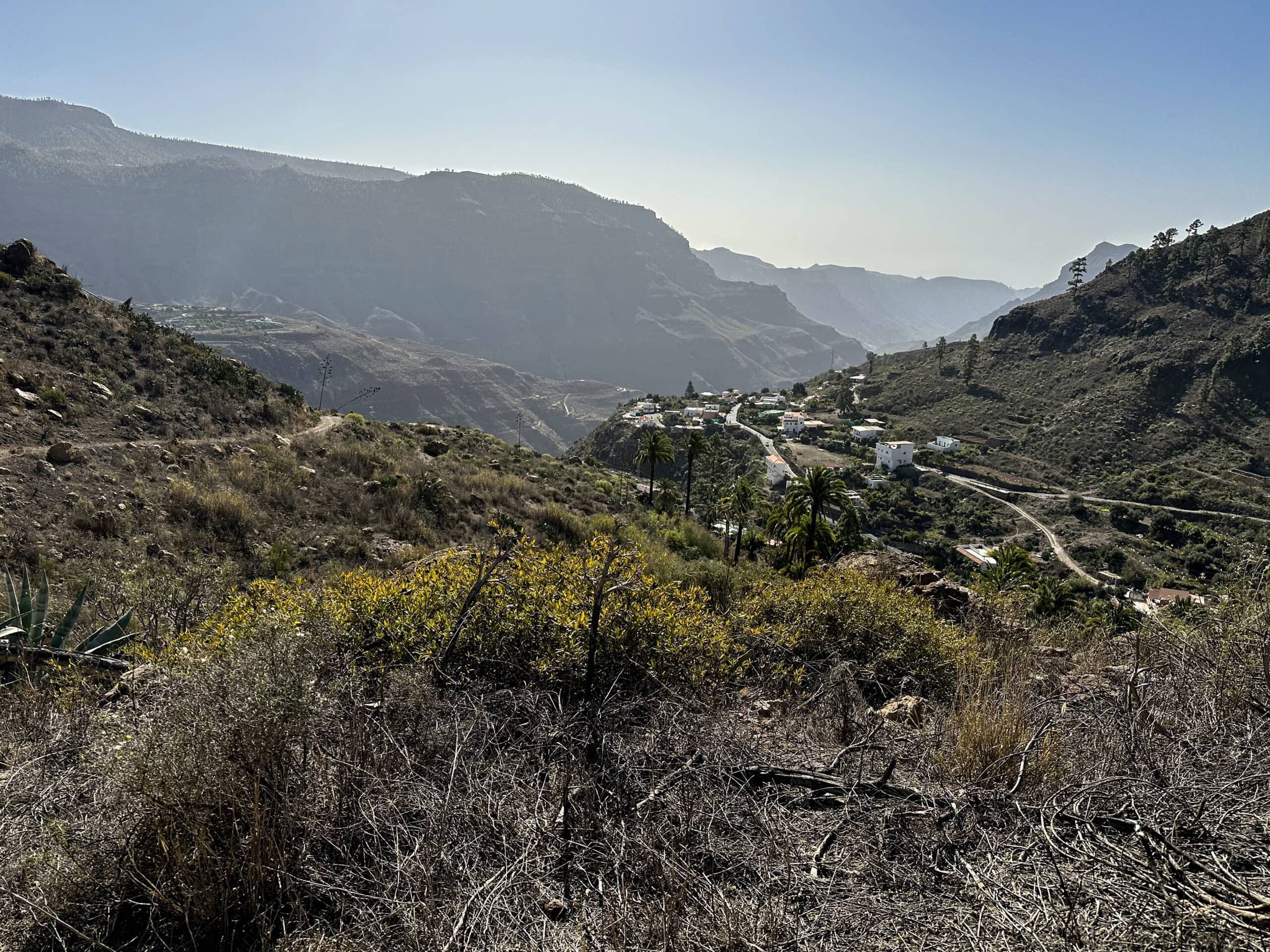 Blick auf Barranquillo de Andrés