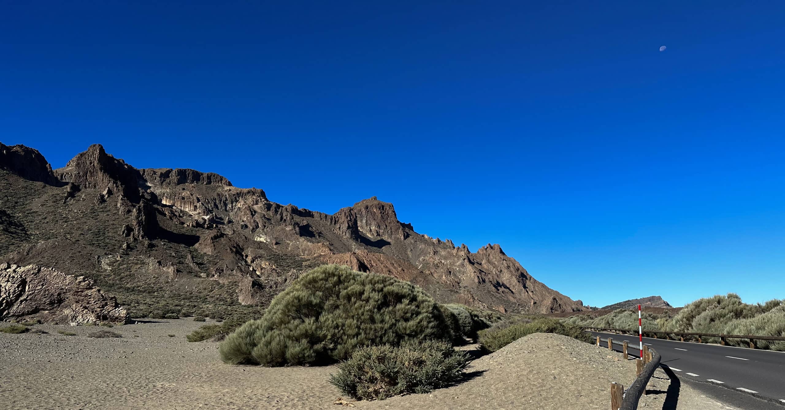 Parkplatz an der TF-28 - Ausgangspunkt der Wanderung