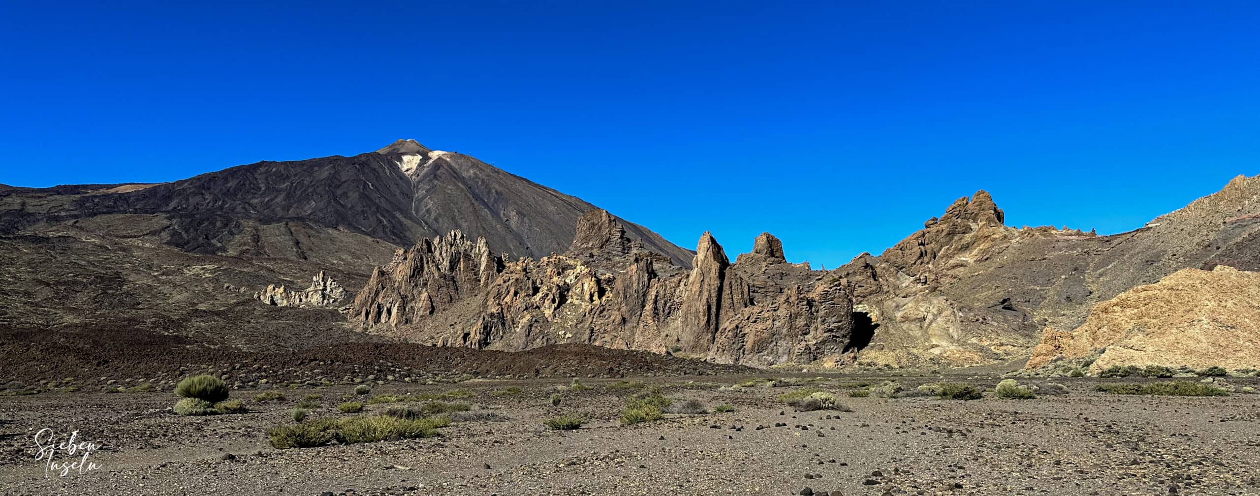 Panorama mit Teide, Llano de Ucanca - Caldera de las Cañadas