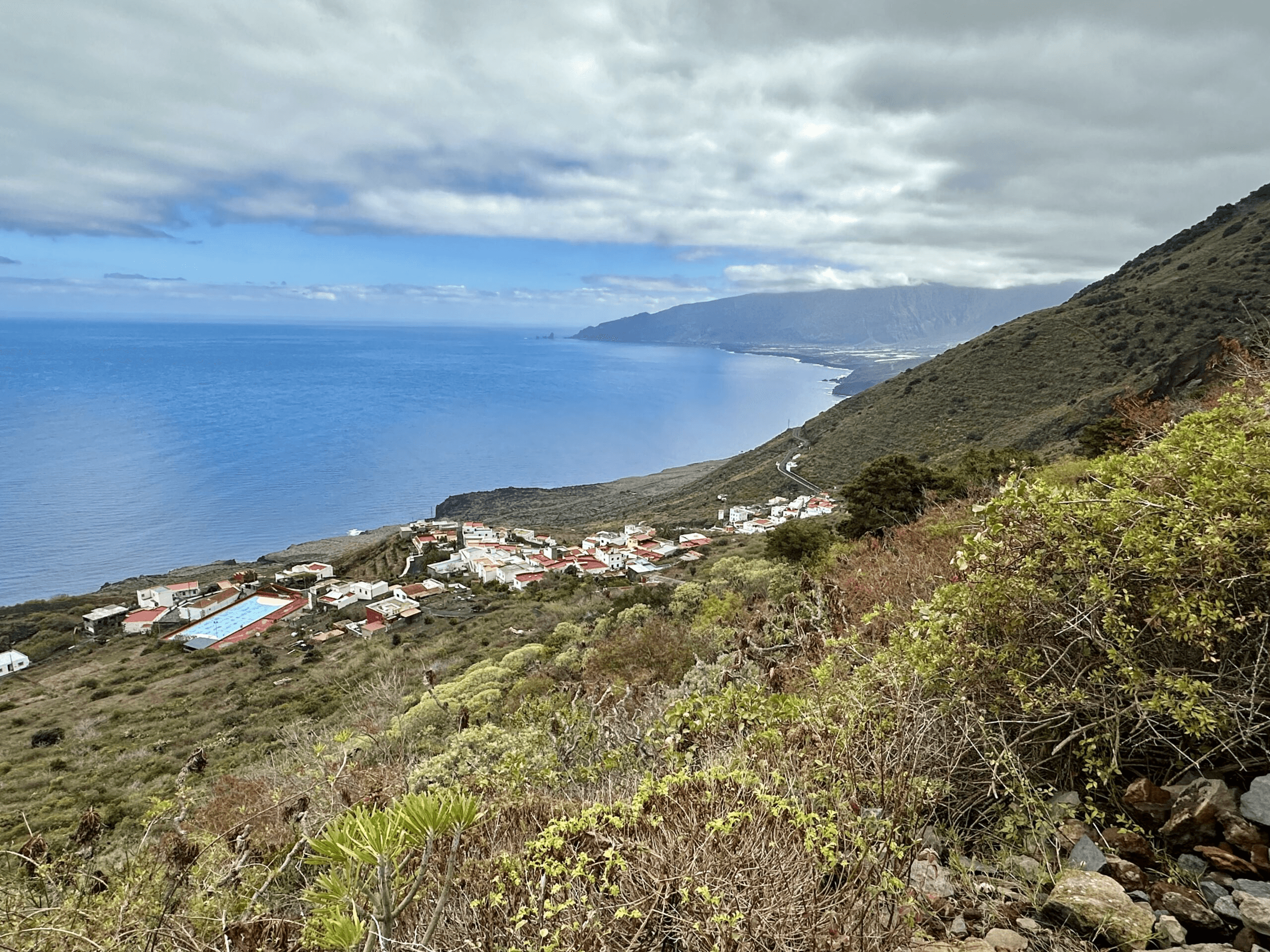 View of La Sabinosa from the hiking trail