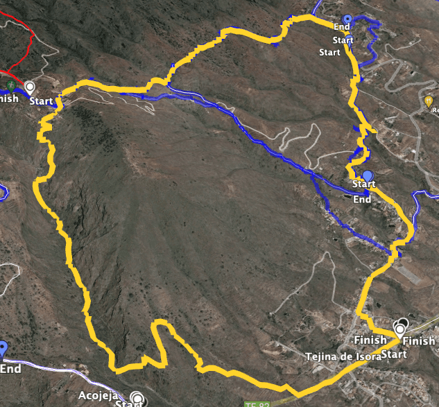 Ruta de la Montaña de Tejina (amarillo)