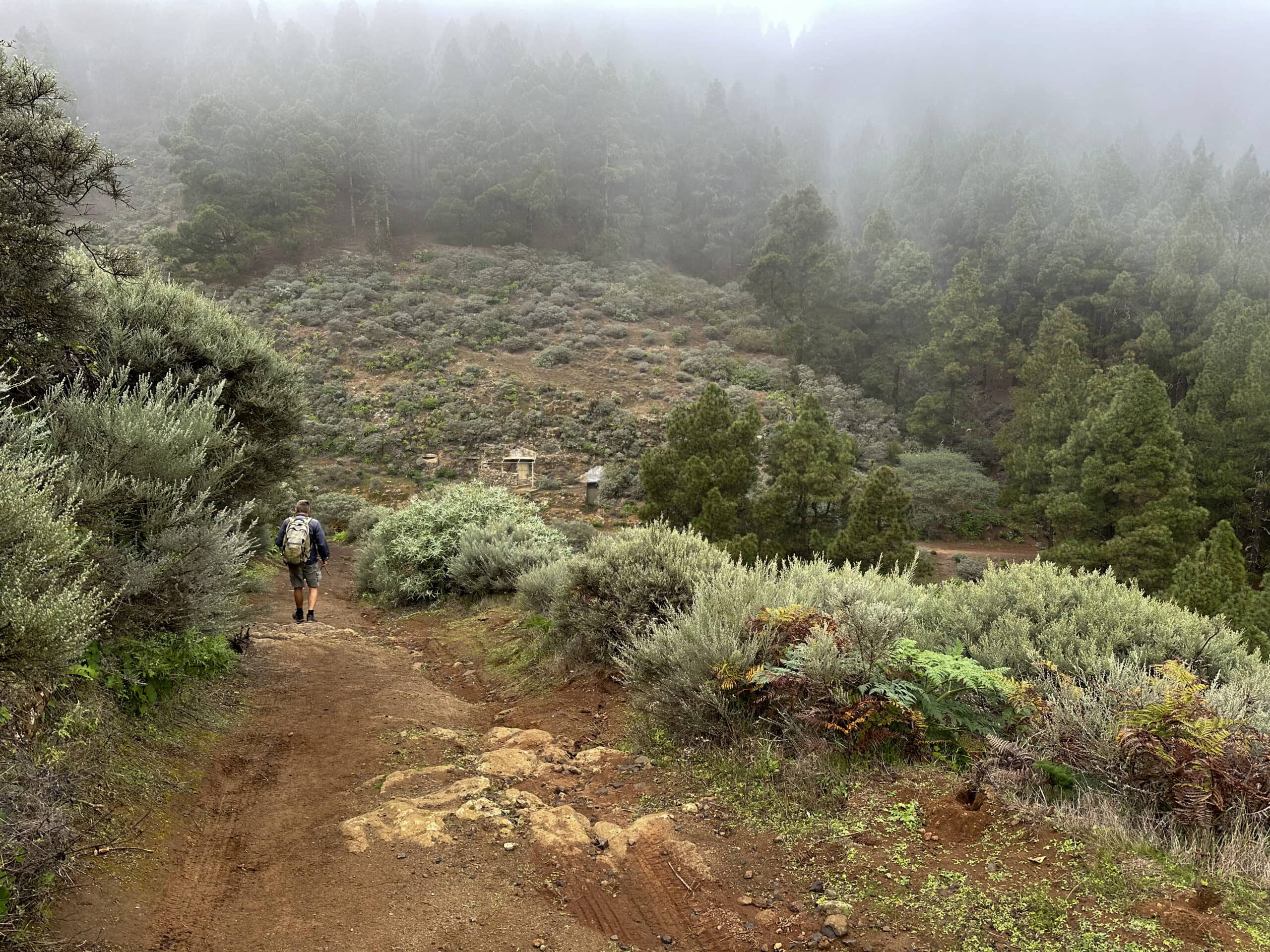 Wanderweg unterhalb der Caldera de Los Marteles