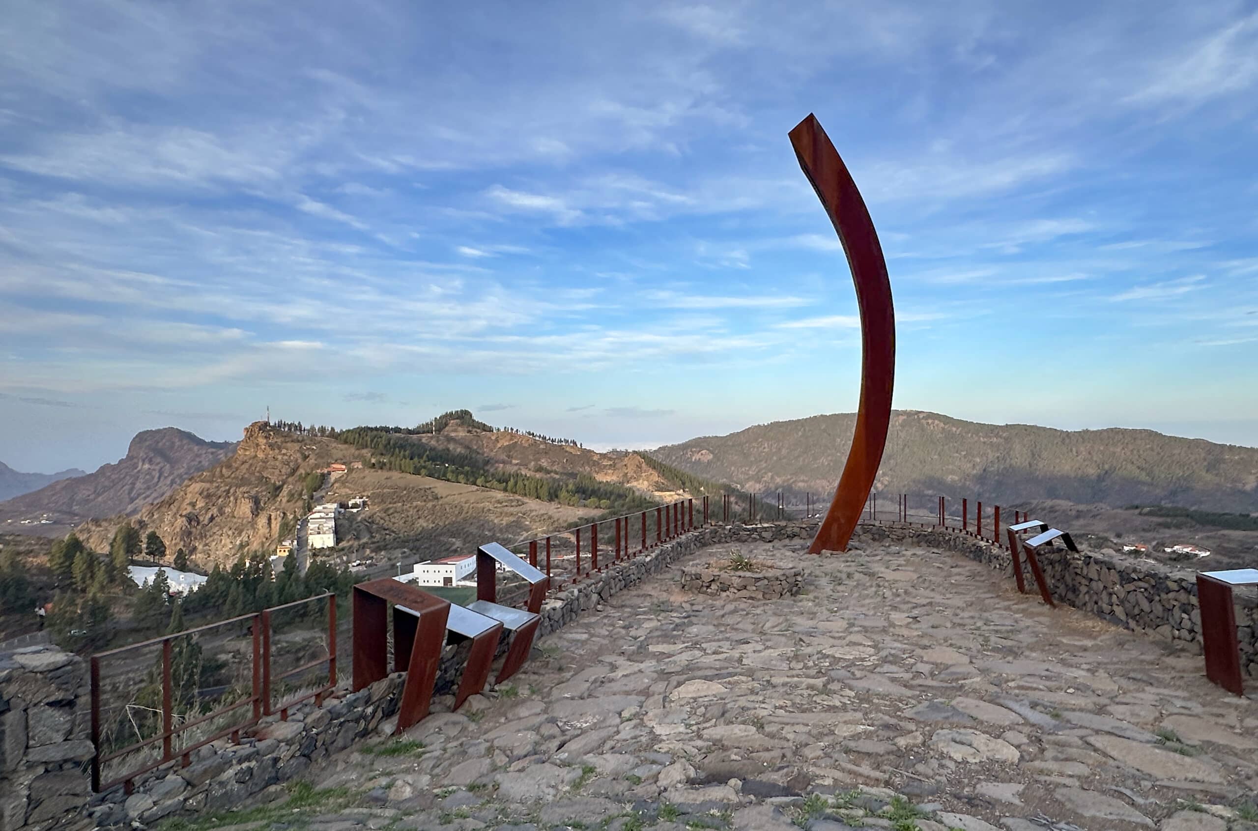 Der Mirador de los Poetas über Artenara