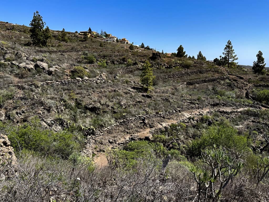 View from the hiking trail up to Vera de Erques